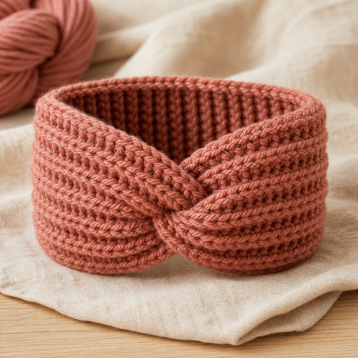 Easy Ribbed Crochet Headband Pattern PDF