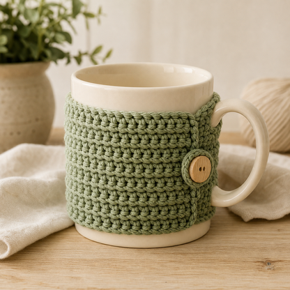 Textured Crochet Mug Cozy Pattern PDF
